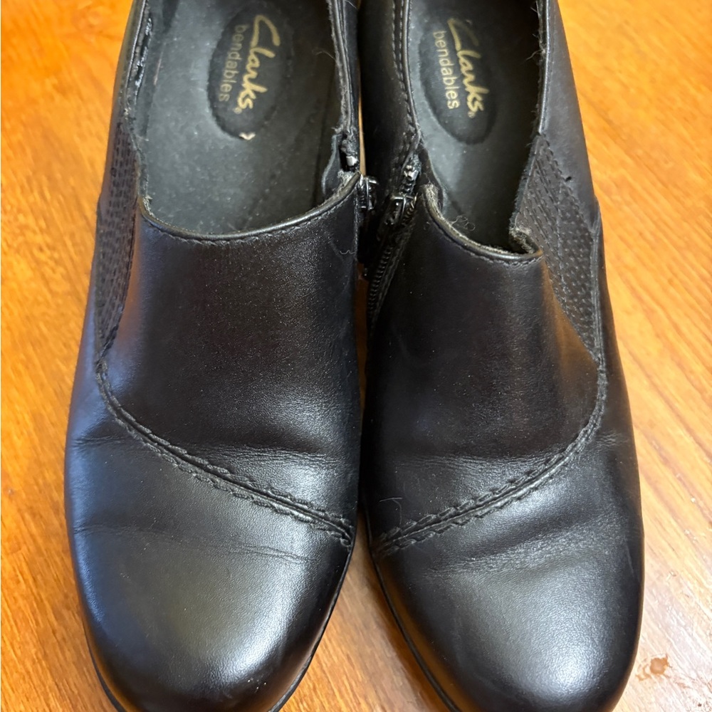 Clarks Bendables 7.5W Women's Black Shoes